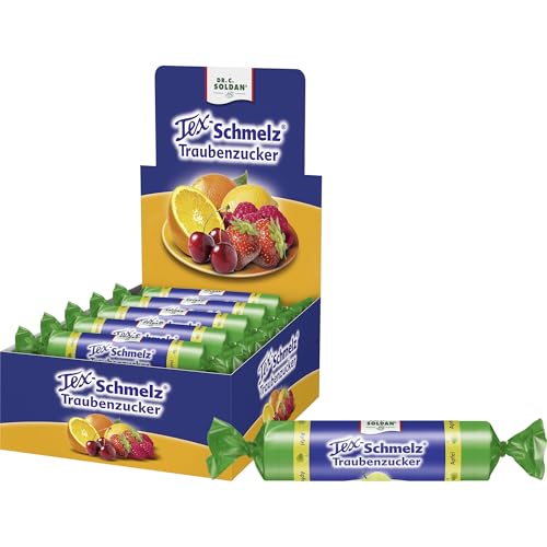 Tex-Schmelz Traubenzucker Apfel 660g – 20 Rollen – Großpackung – Natürlicher, fruchtiger Traubenzucker, gluten- & laktosefrei, 20x33g Tex-Schmelz Traubenzucker Apfel 660g – 20 Rollen – Großpackung – Natürlicher, fruchtiger Traubenzucker, gluten- & laktosefrei, 20x33g von Tex-Schmelz