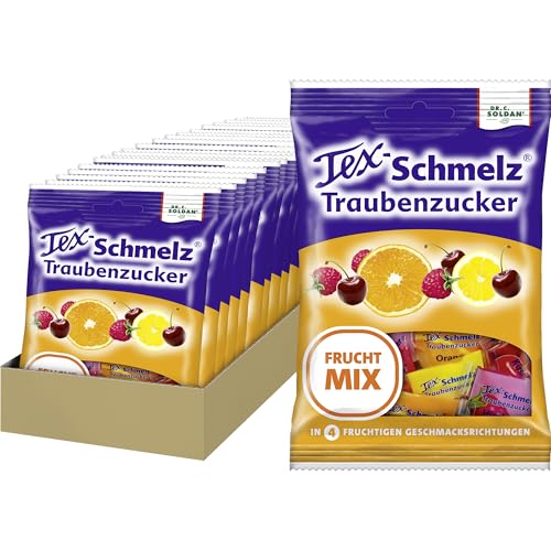 Tex-Schmelz Traubenzucker Frucht-Mix – 1500g Großpackung – Natürlicher, fruchtiger Traubenzucker, gluten- & laktosefrei, 20x75g Tex-Schmelz Traubenzucker Frucht-Mix – 1500g Großpackung – Natürlicher, fruchtiger Traubenzucker, gluten- & laktosefrei, 20x75g von Tex-Schmelz