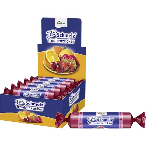 Tex-Schmelz Traubenzucker Himbeere 660g – 20 Rollen – Großpackung – Natürlicher, fruchtiger Traubenzucker, gluten- & laktosefrei, 20x33g Tex-Schmelz Traubenzucker Himbeere 660g – 20 Rollen – Großpackung – Natürlicher, fruchtiger Traubenzucker, gluten- & laktosefrei, 20x33g von Tex-Schmelz