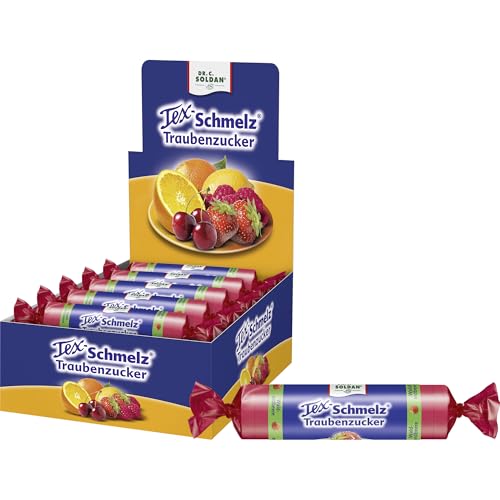 Tex-Schmelz Traubenzucker Walderdbeere 660g – 20 Rollen – Großpackung – Natürlicher, fruchtiger Traubenzucker, gluten- & laktosefrei, 20x33g Tex-Schmelz Traubenzucker Walderdbeere 660g – 20 Rollen – Großpackung – Natürlicher, fruchtiger Traubenzucker, gluten- & laktosefrei, 20x33g von Tex-Schmelz