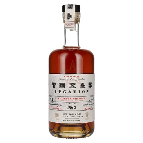 Texas Legation Bourbon Whiskey Batch 2 46,20% 0,70 lt. Texas Legation Bourbon Whiskey Batch 2 46,20% 0,70 lt. von Texas Legation