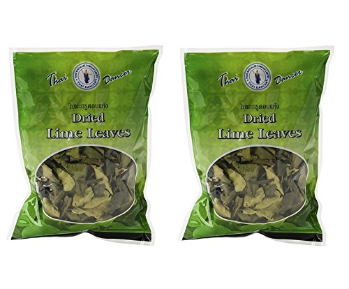 2er Pack x Thai Dancer - getrocknete Kaffir Limettenblätter - 25g von Thai Dancer