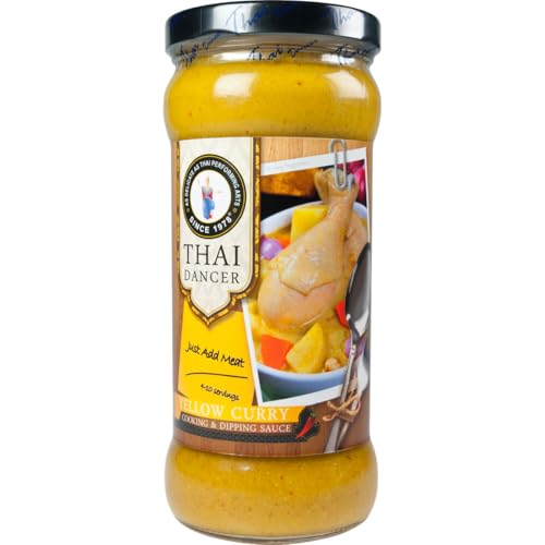 Gelbes Curry Sauce 340 ml Thailand von Thai Dancer