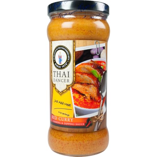 Rotes Curry Sauce 340 ml Thailand von Thai Dancer