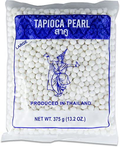 THAI DANCER 375g Große Tapioka Perlen, Tapioca Pearl THAI DANCER 375g Große Tapioka Perlen, Tapioca Pearl von THAI DANCER