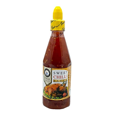 süße Chilisauce z.B. für Frühlingsrollen, sweet Chilli sauce, Dipp, soße, 435ml von Thai Dancer