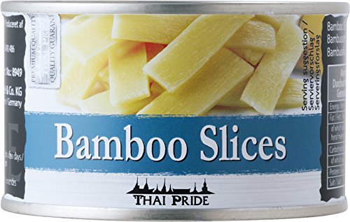 4er Pack - THAI PRIDE Bambussprossen Scheiben [ 4 x 227g / 140g ATG ] Bambusscheiben von Thai Pride