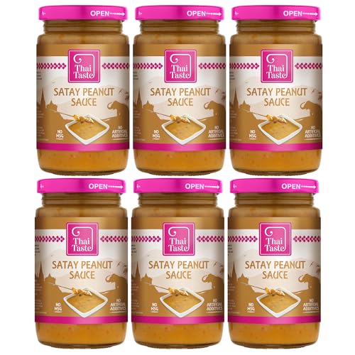 Thai Taste Satay Erdnuss-Sauce, 6 Stück Thai Taste Satay Erdnuss-Sauce, 6 Stück von Thai Taste