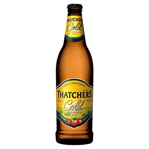 Thatchers Gold-Somerset Cider 500ml (Packung mit 6 x 500 ml) von Thatchers