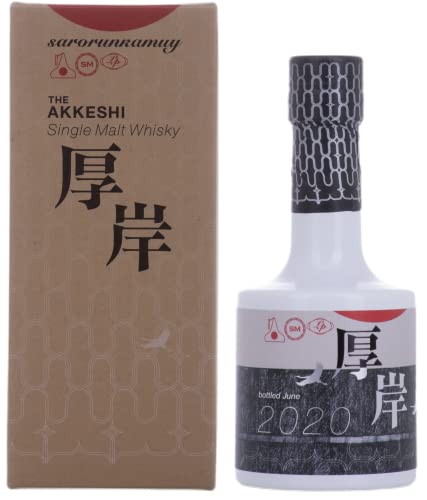 The AKKESHI Single Malt Spirit sarorunkamuy Lightly-Peated Single Malt Whisky 55% Vol. 0,2l in Geschenkbox von The Akkeshi