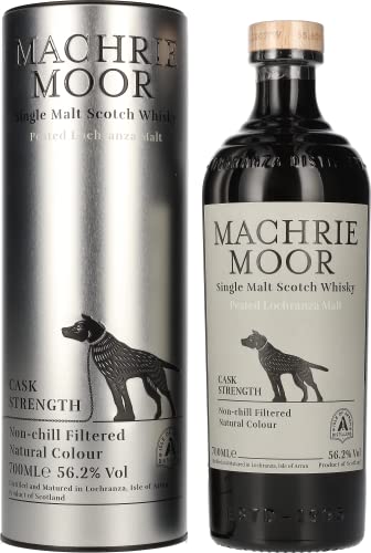 The Arran Malt Peated Machrie Moor Cask Strength mit Geschenkverpackung Whisky (1 x 0.7 l) von Arran