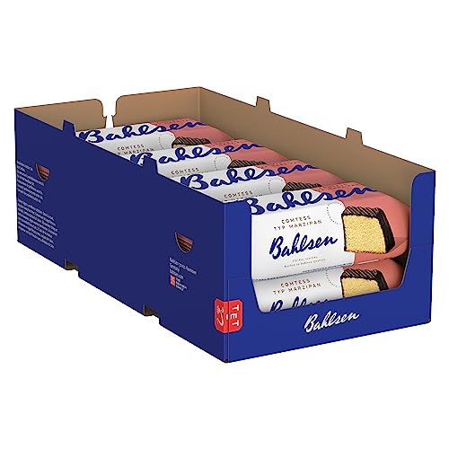 Bahlsen Comtess Marzipan - 8er Pack - Saftiger Rührkuchen mit gemahlenen Mandeln, einzeln verpackt (8 x 350 g) von The Bahlsen Family