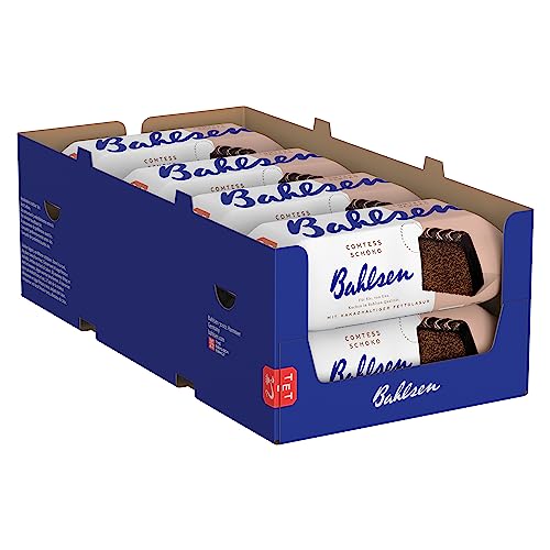 Bahlsen Comtess Schoko - 8er Pack - Saftiger Schokoladenkuchen mit kakaohaltiger Fettglasur, einzeln verpackt (8 x 350 g) von The Bahlsen Family