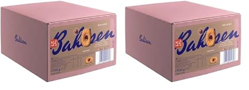Bahlsen Deloba - Multipack - Blättergebäck mit Johannisbeer-Kirsch Füllung (1 x 1,7 kg) (Packung mit 2) von The Bahlsen Family