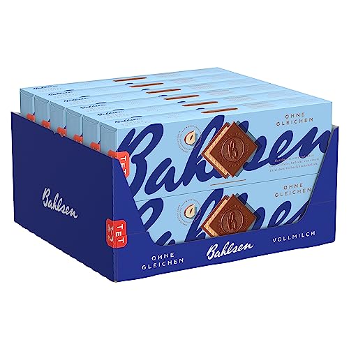 Bahlsen Ohne Gleichen Vollmilch - 12er Pack - Knusprige Waffel mit Haselnusscreme und Vollmilchschokolade (12 x 125 g) von Bahlsen