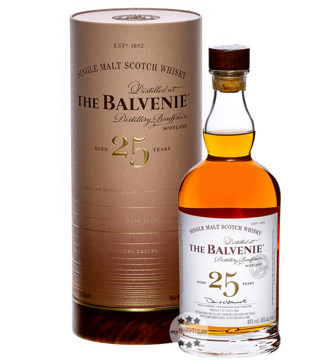 Balvenie 25 Jahre Single Malt Whisky (48 % Vol., 0,7 Liter) von The Balvenie Distillery