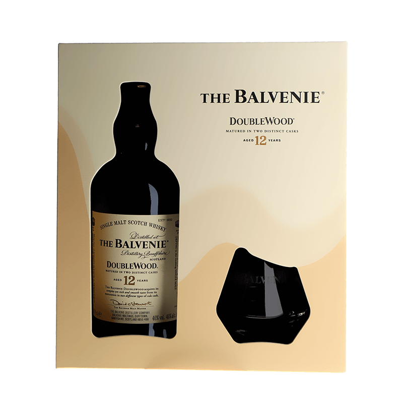 The Balvenie : 12 Year Old "DoubleWood" & 2 Glas von The Balvenie