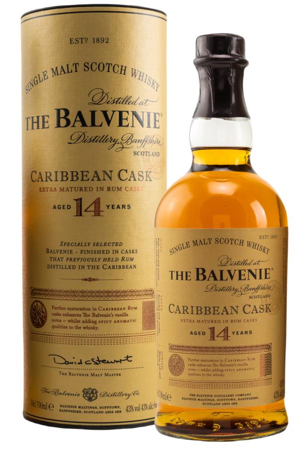 The Balvenie 14 Jahre Caribbean Cask 43% vol. 0,7 l von The Balvenie