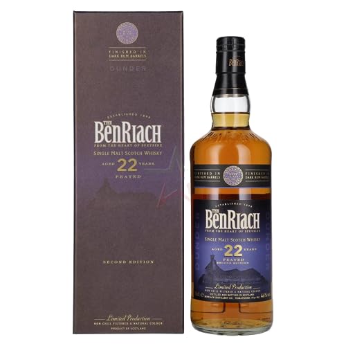 The BenRiach 22 Years Old PEATED Second Edition DUNDER 46,00% 0,70 Liter The BenRiach 22 Years Old PEATED Second Edition DUNDER 46,00% 0,70 Liter von The BenRiach