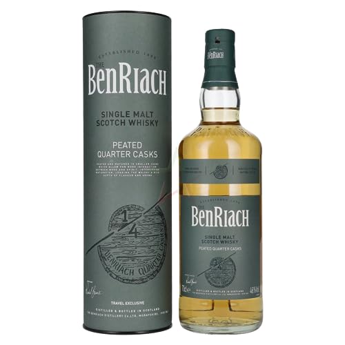 The BenRiach PEATED QUARTER CASKS Single Malt Scotch Whisky 46,00% 0,70 Liter von The BenRiach
