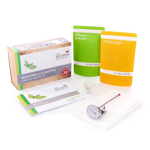Die große Käseherstellung Kit ~ Mozzarella und Ricotta Cheese Making Kit von The Big Cheese Making Kit