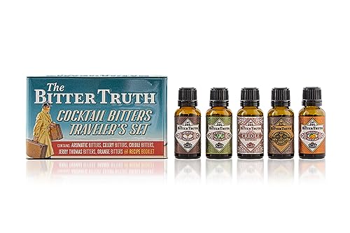 Geschenkset Cocktail Bitters Traveler's Set (5 x 0.02 l) von The Bitter Truth