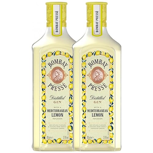 Gin Bombay Presse Lemon 70 cl (Schachtel mit 2 Flaschen von 70 cl) von The Bombay Spirits Company