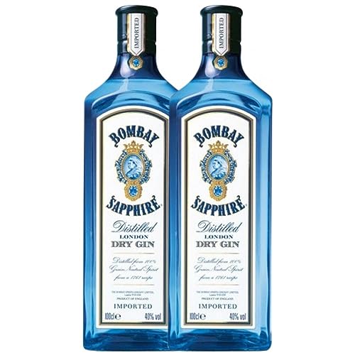 Gin Bombay Sapphire Rakete Flasche 1 L (Schachtel mit 2 Rakete Flasche von 1 L) von The Bombay Spirits Company