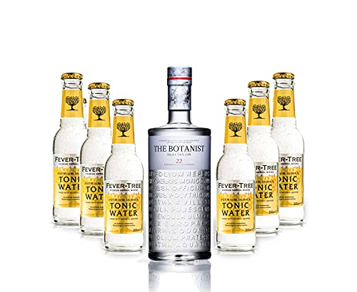 Gin Tonic Set ? The Botanist Islay Dry Gin 0,7l 700ml (46% Vol) + 6x Fever-Tree Tonic Water 200ml - Inkl. Pfand MEHRWEG von The Botanist-The Botanist
