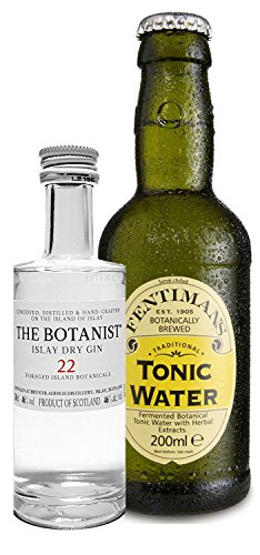 Gin Tonic Probierset - The Botanist Islay Dry Gin 50ml (46% Vol) + Fentimans Tonic Water 200ml inkl. Pfand MEHRWEG von The Botanist-The Botanist