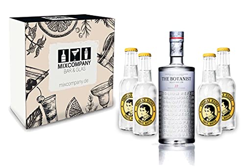 Gin Tonic Set/Geschenkset ? The Botanist Islay Dry Gin 0,7l 700ml (46% Vol) + 4x Thomas Henry Tonic Water 200ml - Inkl. Pfand MEHRWEG von Thomas Henry-Thomas Henry