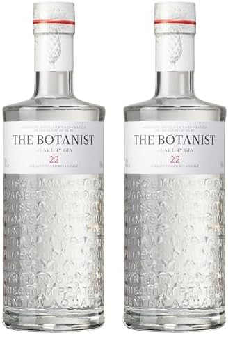 The Botanist Islay Dry Gin mit 46% vol. (1 x 0,7l) |Einzigartiger mit handgeernteten Botanicals von der schottischen Insel | Vielschichter mit Zitrusnote perfekt für Gin Tonic (Packung mit 2) von The Botanist