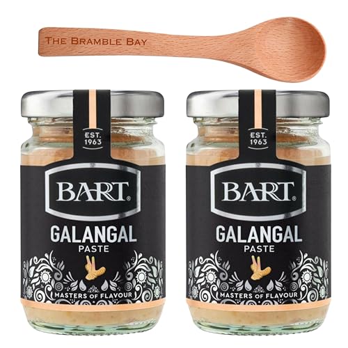 Bart Galangal Paste 90 g | perfekt für thailändische Küche und leicht milder als Ingwer | 2 Stück von The Bramble Bay