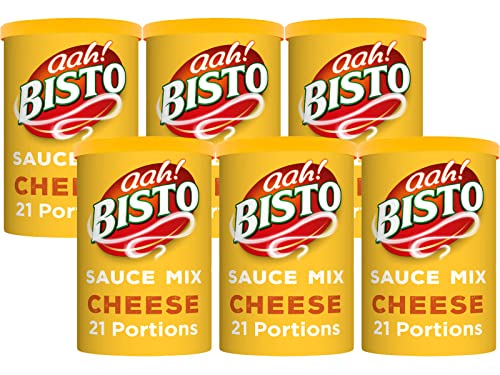 The Bramble Bay Bisto Sauce Käse Granulat | Schnell und einfach zu machen köstlich cremige Käsesauce Mix | Grundnahrungsmittel für Familienessen | 6er Pack (6 x 185 g) von The Bramble Bay