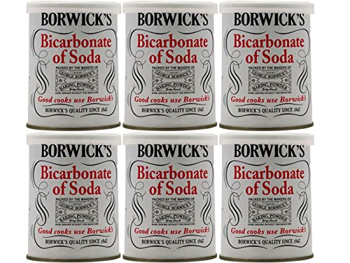 Borwick's Natronhydrogencarbonat | Perfekt für Ihre Backbedürfnisse | Backmittel für Ihre vollaromatisierten Kuchen | 6 x 100 g von The Bramble Bay