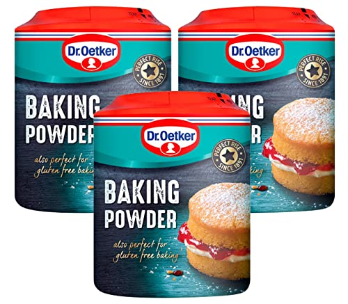 Dr. Oetker Backpulver glutenfrei | für alle Backarten geeignet | für Kuchen, Scones und Gebäck | 3er Pack (3 x 170 g) von The Bramble Bay