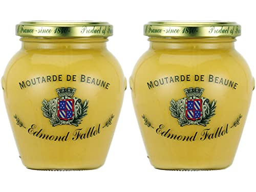 Edmond Fallot Dijon Senf | Perfekt für Dressings, Saucen, Marinaden und Begleitung zu Fleisch und Käse, 2 Stück x 310 g von The Bramble Bay