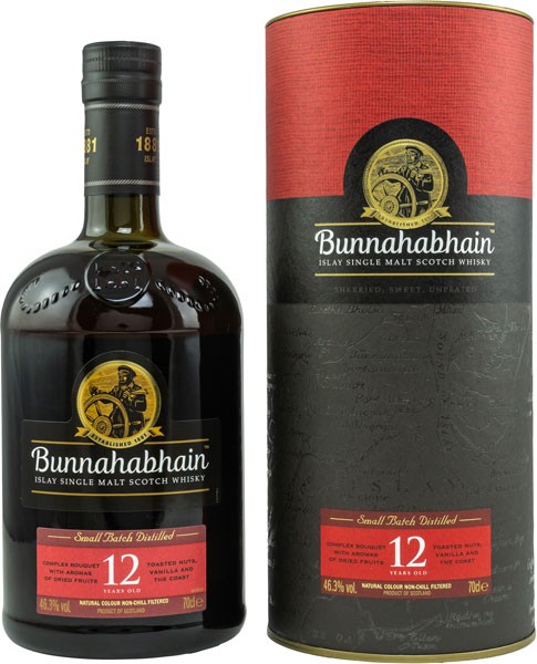 Bunnahabhain Islay Single Malt Scotch Whisky 12 Years 46,3% vol. 0,7 l von The Bunnahabhain Distillery