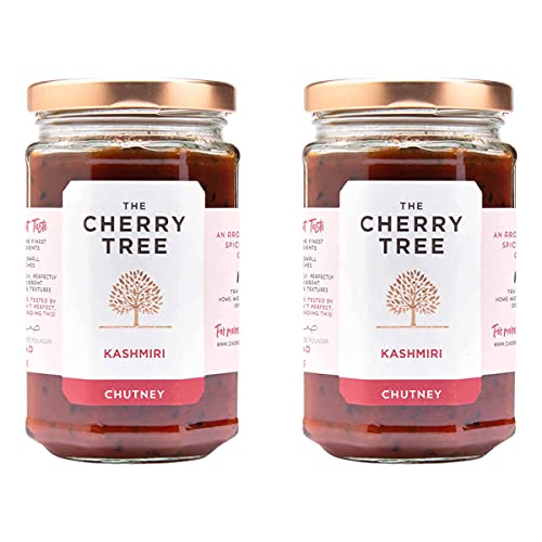 The Cherry Tree - aromatisches indisches Tomaten Chutney / Kashmiri Chutney - 320 g - 2er Pack von The Cherry Tree