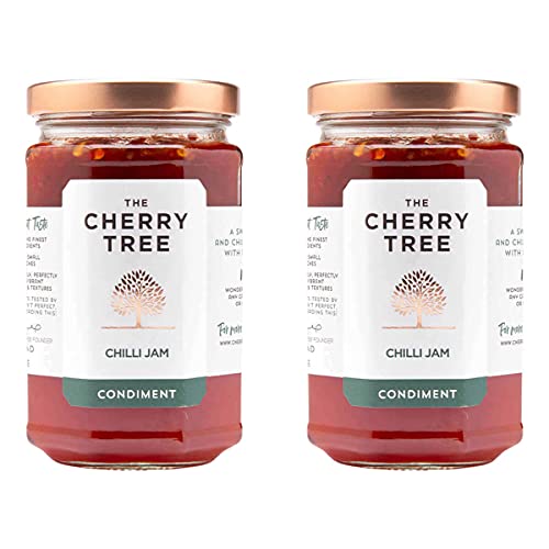 The Cherry Tree - süß-saure Paprika-Chillisauce / Chilli Jam - 340 g - 2er Pack von The Cherry Tree