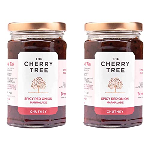 The Cherry Tree - würziges Chutney aus roten Zwiebeln / Spicy Red Onion Marmalade - 320 g - 2er Pack The Cherry Tree - würziges Chutney aus roten Zwiebeln / Spicy Red Onion Marmalade - 320 g - 2er Pack von The Cherry Tree