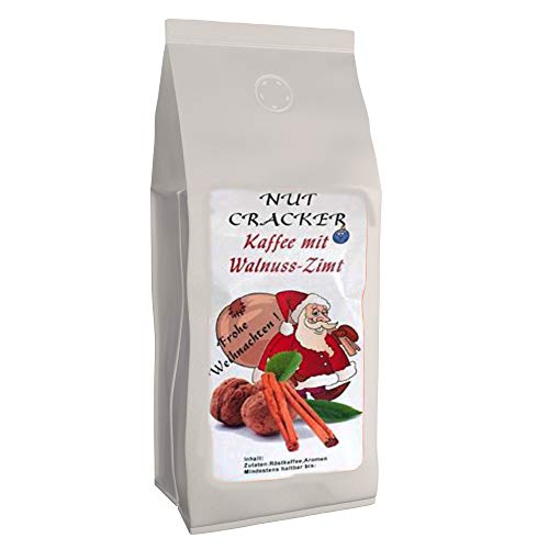 Aromakaffee - Aromatisierter Kaffee - Nut Cracker Walnuss-Zimt - Gemahlen 500g - Spitzenkaffee - Schonend Und Frisch In Eigener Rösterei Geröstet von The Coffee and Tea Company