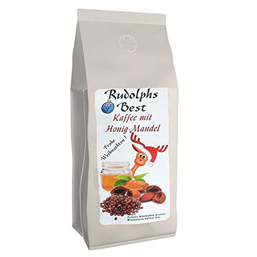 Aromakaffee - Aromatisierter Kaffee - Rudolph's Best Honig-Mandel - Gemahlen 1000g - Spitzenkaffee - Schonend Und Frisch In Eigener Rösterei Geröstet von The Coffee and Tea Company