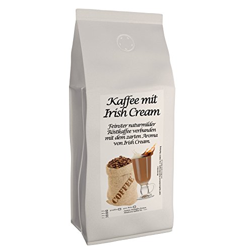 Aromatisierter Kaffee (Irish Cream,1000g) Ganze Bohne von C&T