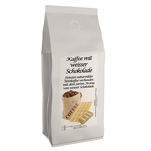 C&T Aromakaffee - Aromatisierter Kaffee Gemahlen - Weiße Schokolade 500 g - Privatrösterei Spitzenkaffee Flavoured Coffee von C&T