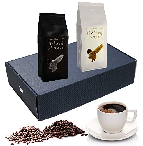 Espresso / Cafe - Kaffeebohnen 2 x "Angel" Geschenk Set 500 g ganze Bohnen von The Coffee and Tea Company