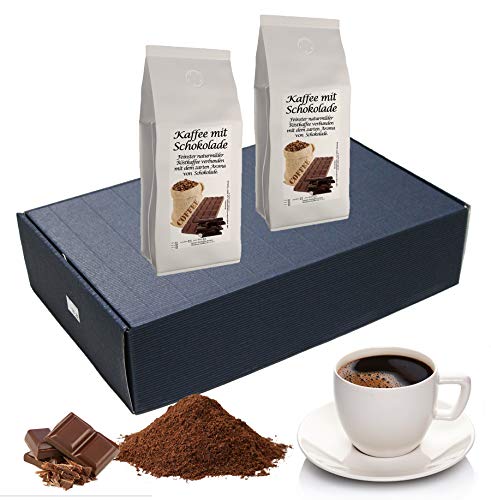 Geschenk Set Aromatisierter Kaffee Gemahlen 2 x 200 g (Schokolade) von The Coffee and Tea Company
