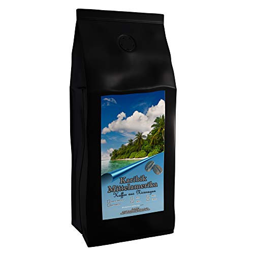 Kaffeespezialität Aus Mittelamerika - Nicaragua, Dem Land Der tausend Vulkane (1000 Gramm, Ganze Bohne) - Länderkaffee - Spitzenkaffee - Säurearm - Schonend Und Frisch Geröstet von C&T