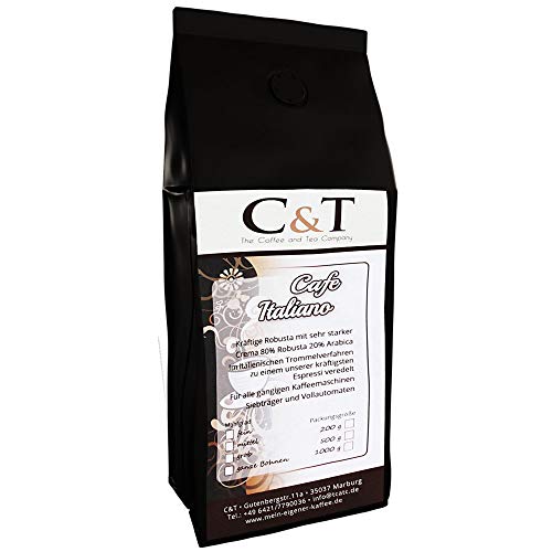 Espresso Cafe Italiano 1000g (Ganze Bohne) von C&T