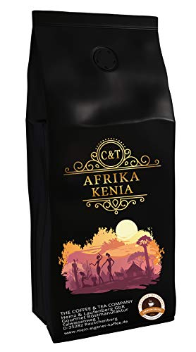 Kaffeespezialität Aus Afrika - Kaffee Aus Kenia - Eine Spezialität Afrikas (Ganze Bohnen, 200g) - Länderkaffee - Spitzenkaffee - Säurearm - Schonend Und Frisch Geröstet von The Coffee and Tea Company